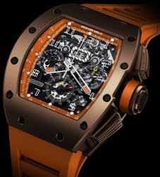Richard Mille RM 011-RM 011 Titanium Brown watch